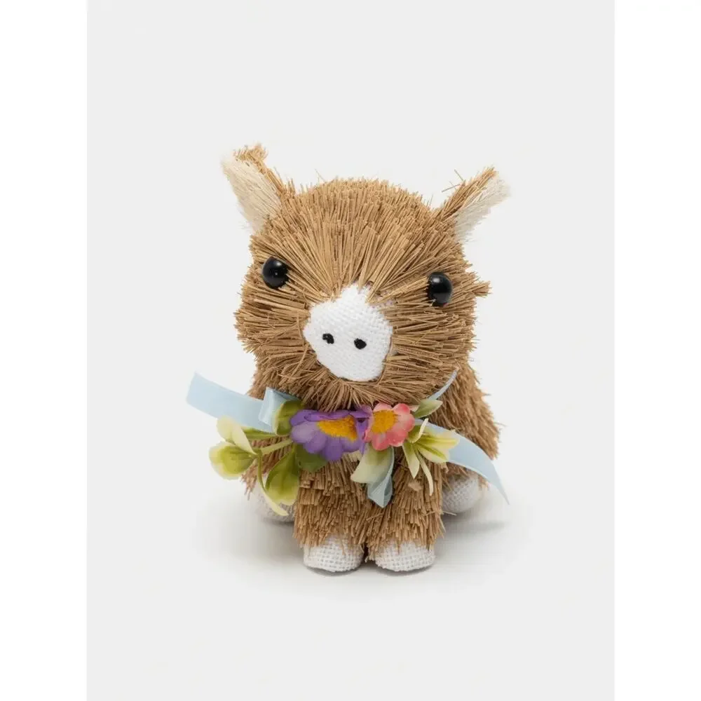 Straw Sisal Easter Bunny Figurine